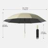 Reverse Folding UV Umbrellas Reflective Stripe Rain Umbrella Automatic Umbrella  Storm Resistant