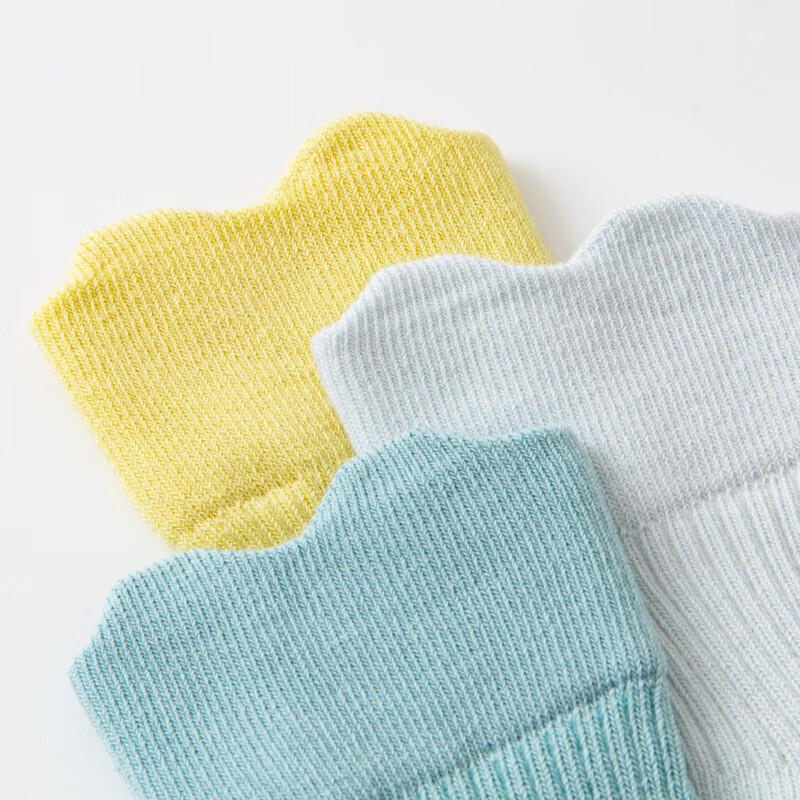 Mini Chaussettes Bébé & Bambin en Coton Respirant Balabala (Pack de 3 paires)