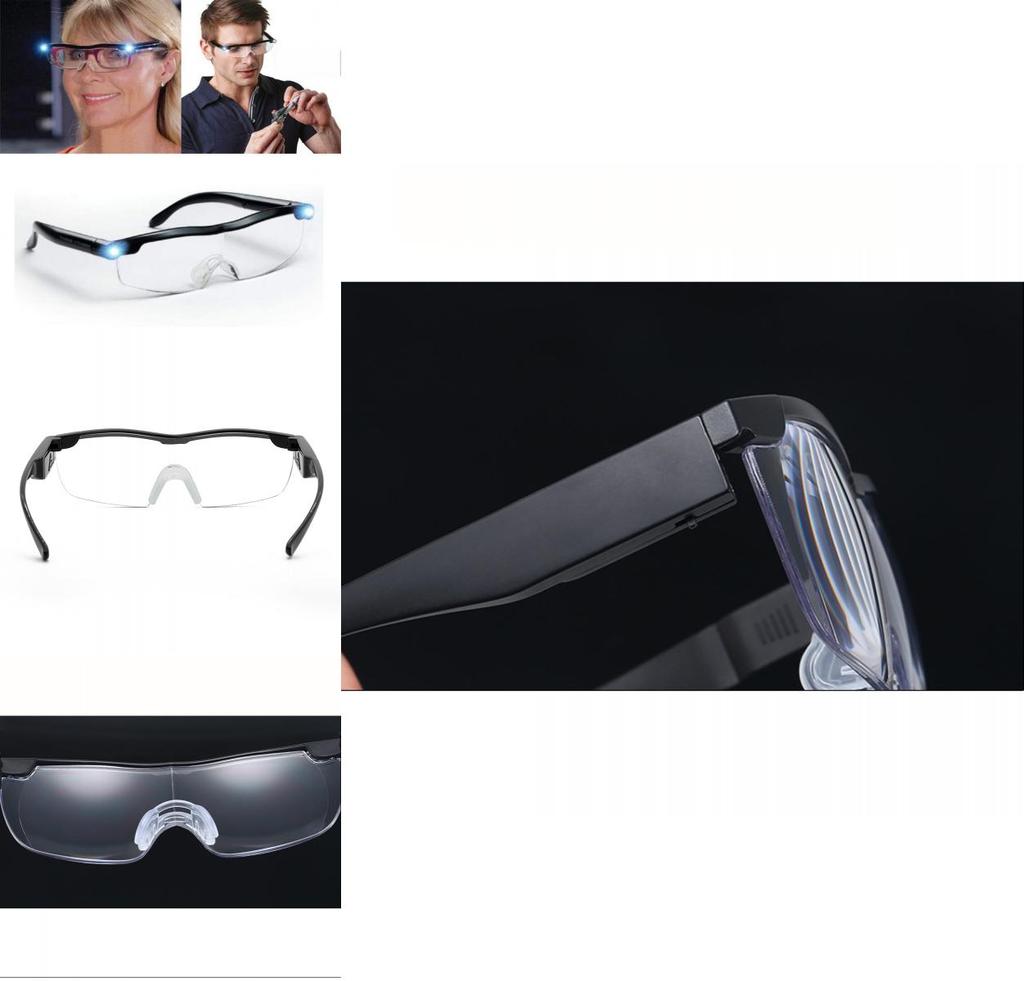 Comfortable Pc Frame Magnifying Glasses With 1.6x Magnification And Anti-blue Lens