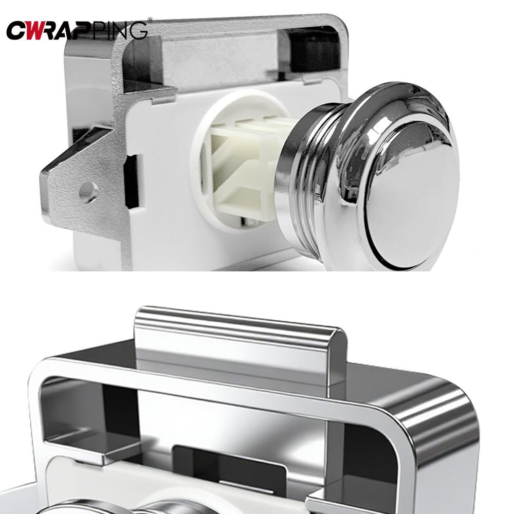 1/3/5 Stück Druckknopfriegel Schranktürfangriegel Schlüssellose Schrankschlösser Wohnmobil Yacht Wohnwagen Wohnmobil Wohnwagen Boot Schubladenzubehör