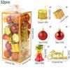 32Pcs/box Christmas Ball Ornaments Xmas Tree Hanging Pendants Set Merry Christmas Decorations For Home Navidad New Year Gifts