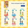 Crayon Shin-chan Voice-Activated USB Night Light with 3-Level Dimming - Bedside Sleep Companion & Creative Atmosphere Light
