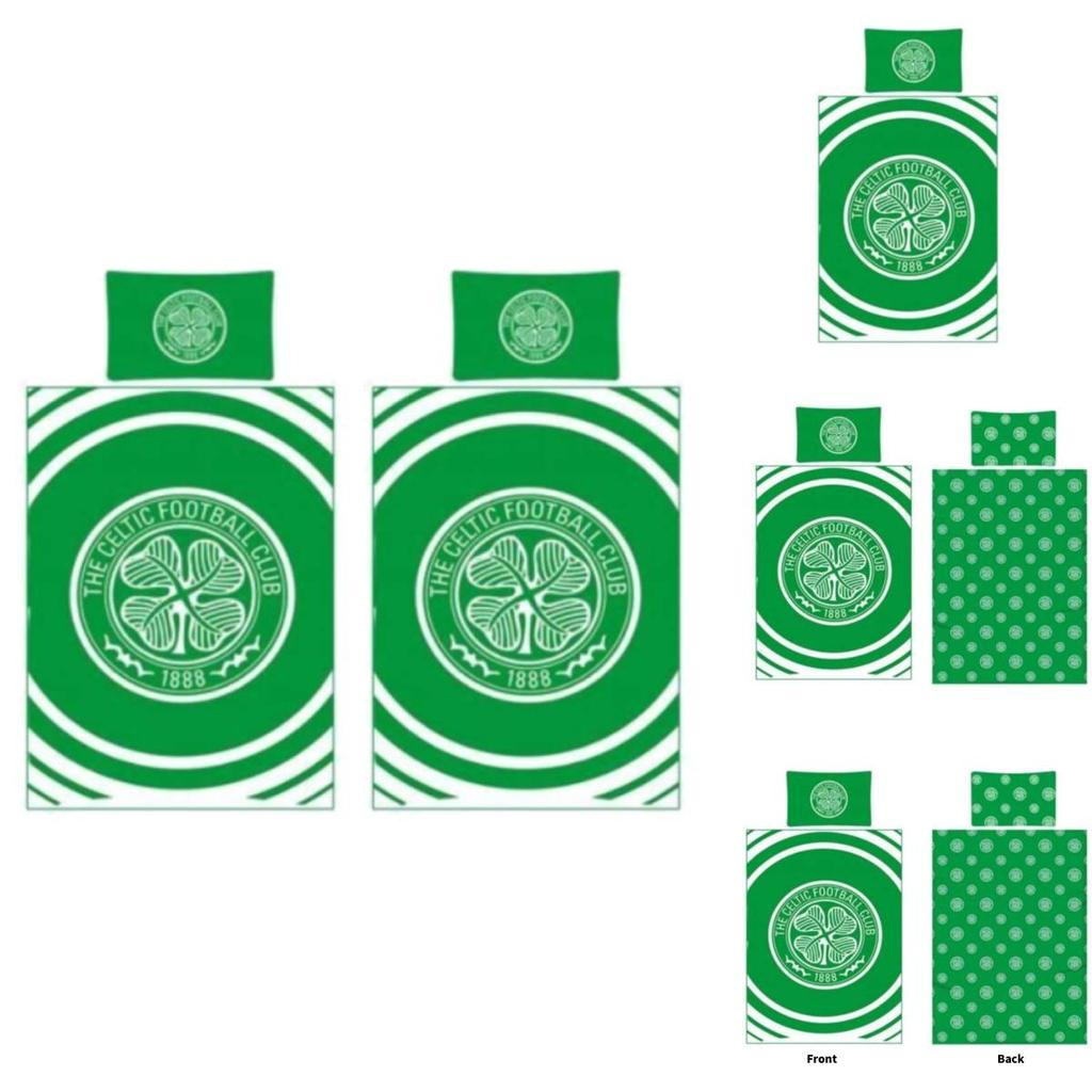 Celtic Fc Cartoon Anime Bedding Set With Microfiber Fabric For Bedroom Decor