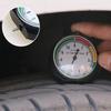 Car Tire Tread Depth Gauge 1/11mm & 1/32" Scale Needle Pointer Mechanical Gauge Metal Automotive Maintenance & Safety Tool
