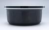 Toyo Ceramics Arita Ware Ceramic Rice Container, 1.5-cup Capacity, Microwave Safe, with Flat Lid, Kitten Design, Y050-5
