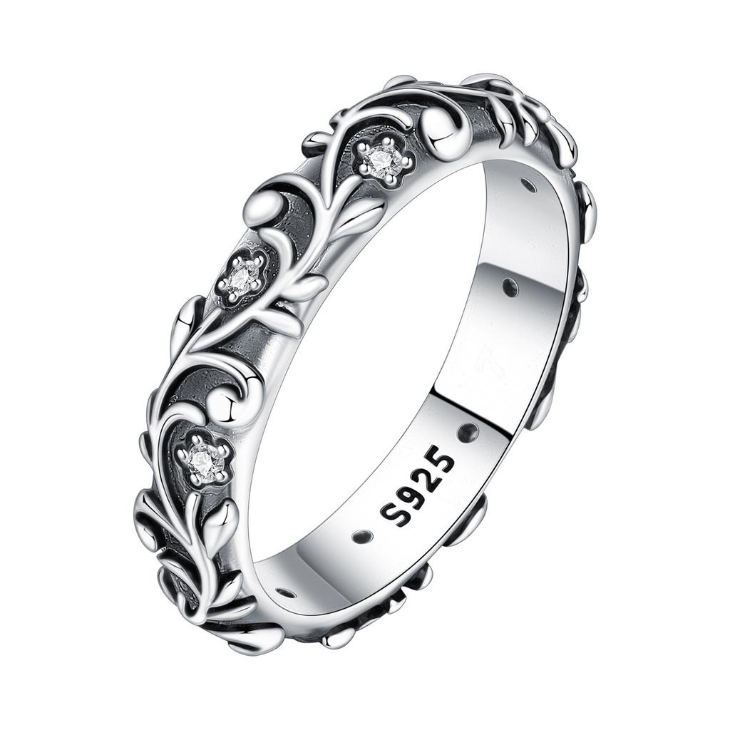 S925 Sterling Silver Regular Liquid Droplet Closed Ring for Women Finger Ring Personality Jewelry Party Trendy Gifts