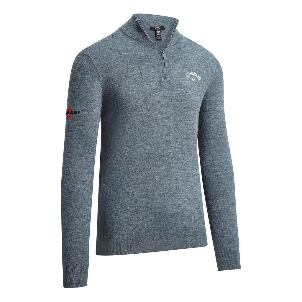 Callaway Mens Fine Knit Quarter Zip Jumper