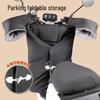 Electric Vehicle Windshield Winter Velvet Windproof Cover & Battery Motorcycle Knee Pads for Cold Protection