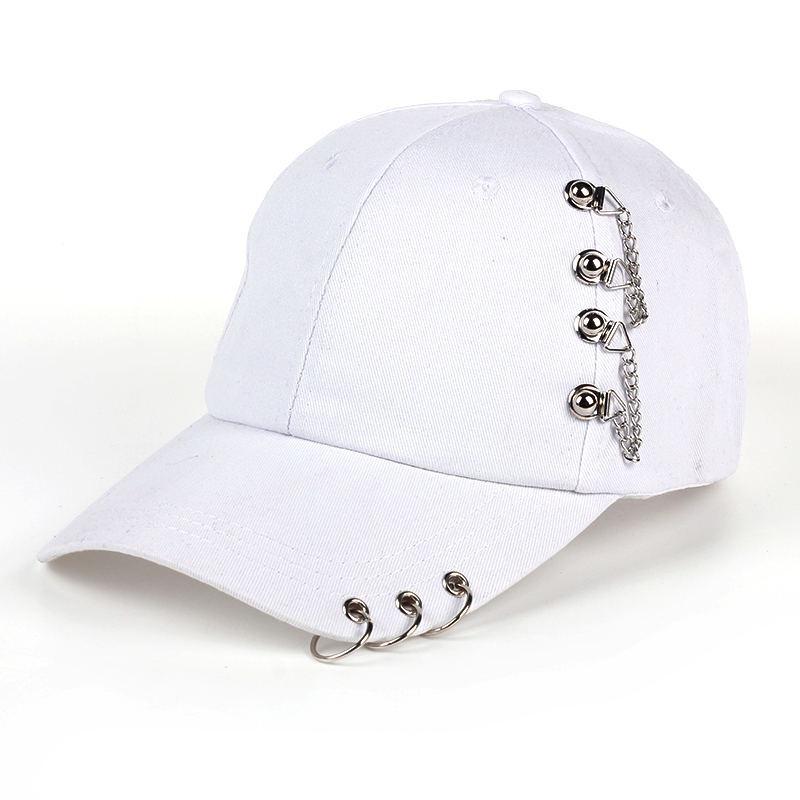 Casual Adjustable Iron Ring Baseball Caps Snapback Cap Casquette Hats  Casual Gorras Dad Hats