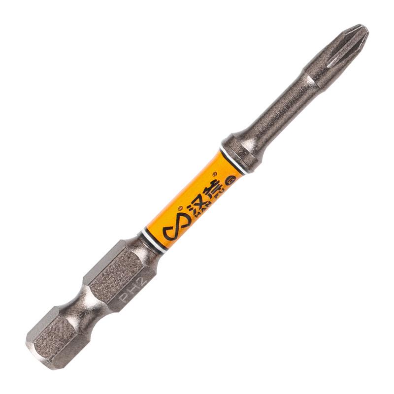 Han Axe D2 Magnetic Phillips Screwdriver Bit Set - Hex Shank, Impact Resistant, Extended Head