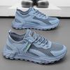 Men's shoes 2024 summer hollow breathable mesh shoes low-top young students running fashion trend casual sports shoes