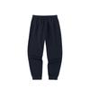 Anta Sports Lifestyle Series Solid Color Mid-Rise Cuffed Fleece Knit Joggers Women Joggers Black 962547312-1