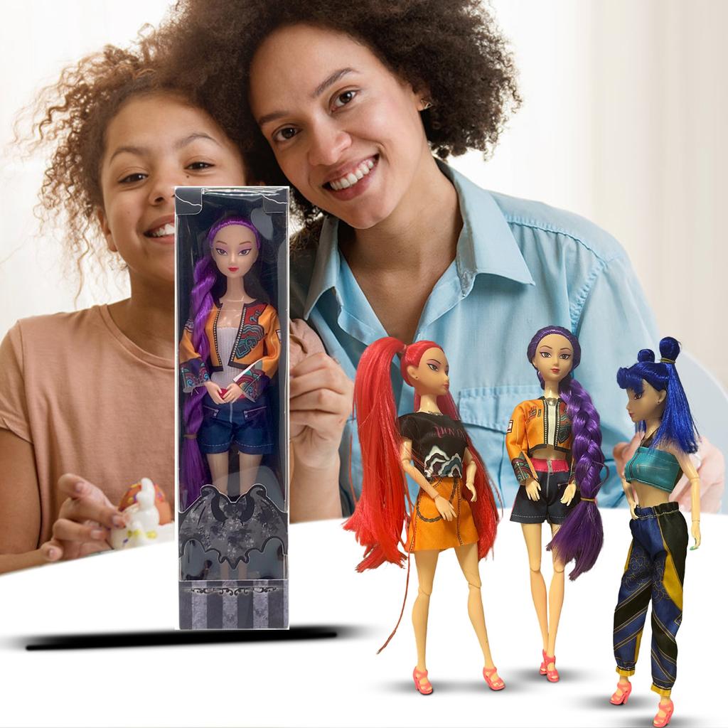 Fashionable Plastic Doll Figures Collection With Unique Stylish Outfits And Colorful Hairstyles Perfect Gift For Kids To And Creat