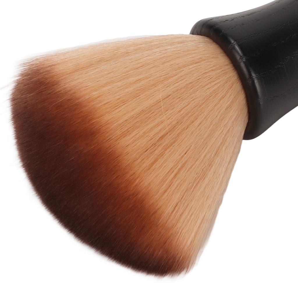 Men Beard Brush Soft Nylon Hair Wooden Handle Beard Grooming Brush for Hair Cleansing