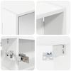 Bathroom Cabinet Set 3 Pcs 106 X 16 X 62.5 Cm Engineered Wood