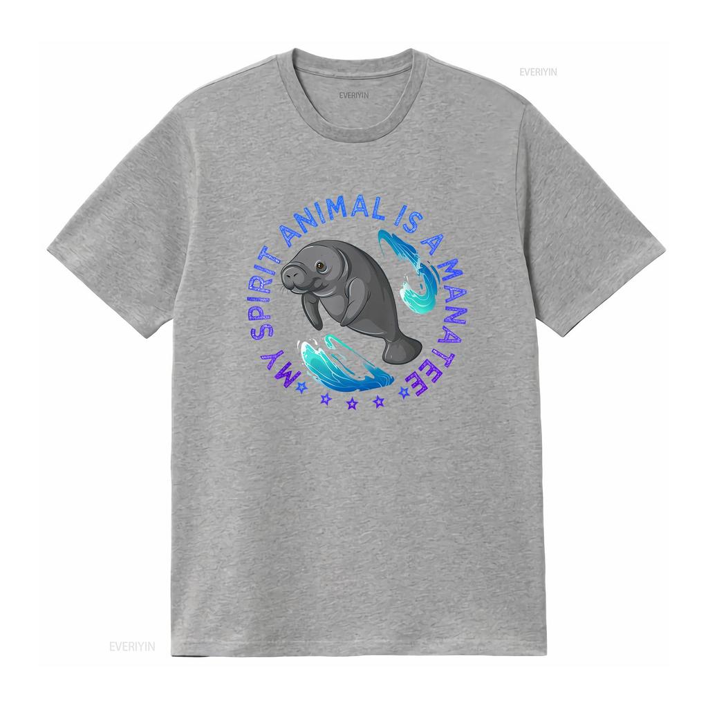 My Spirit Animal Is A Unisexatee Sea Animals Lover T Shirt Vintage Soft Breathable Versatile Homme Comfortable Casual