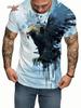 Vintage Animal Eagle 3D Printed Men's T Shirts Casual Short Sleeve Tee Shirt Fashion Outfits Streetwear O Neck Oversized Tops