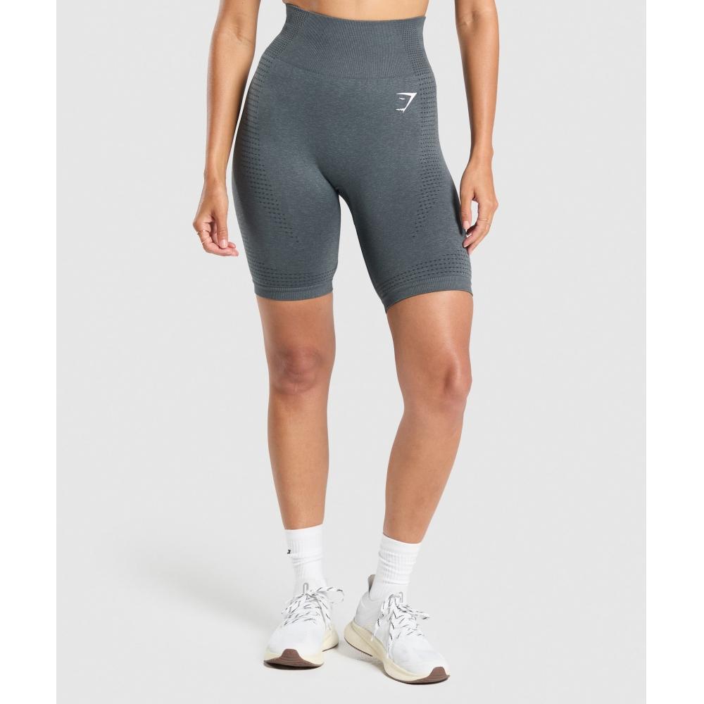 

GYMSHARK Vital Seamless 7 inch Shorts Strong Grey Marl B1B1P GCSV XXS
