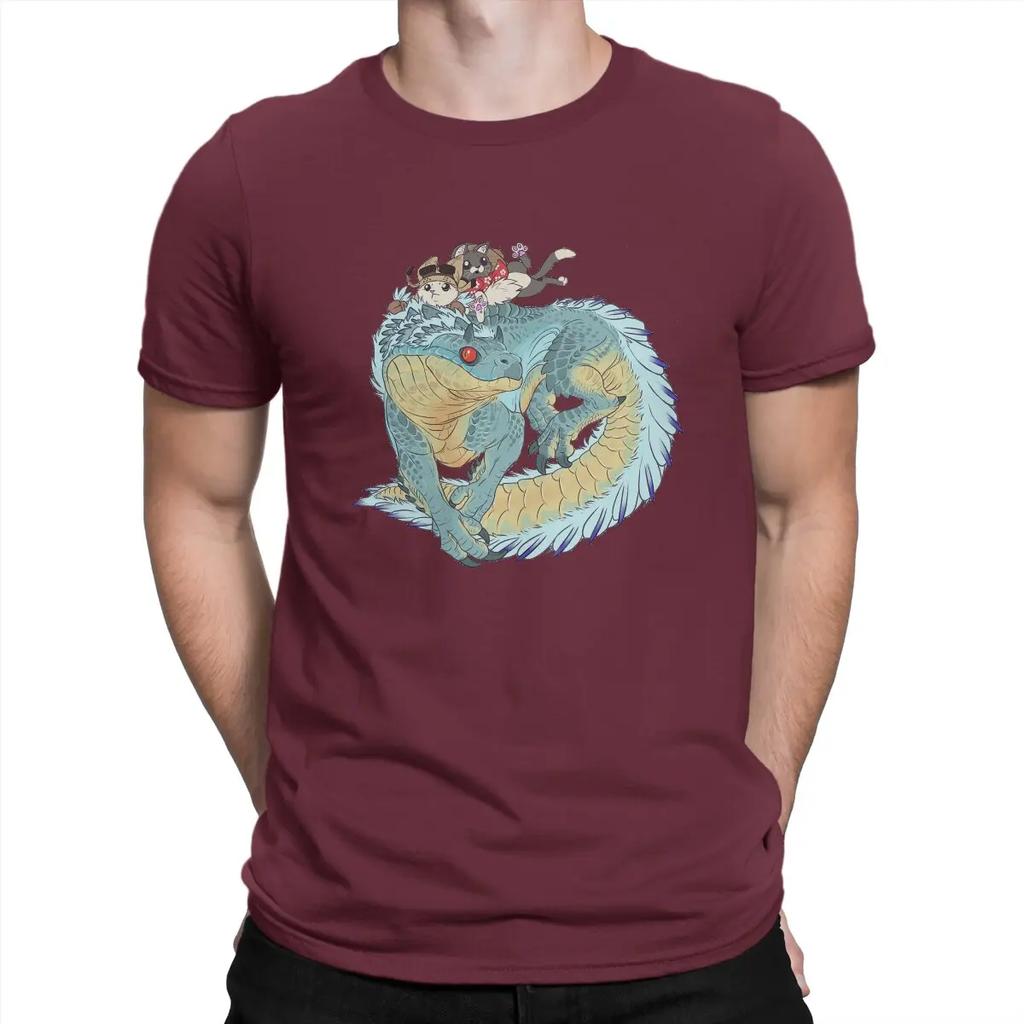 Men T-Shirts Tobi-Kadachi Rodeo Casual 100% Cotton Tee Shirt Short Sleeve Hunter T Shirts Round Collar Tops Gift Idea