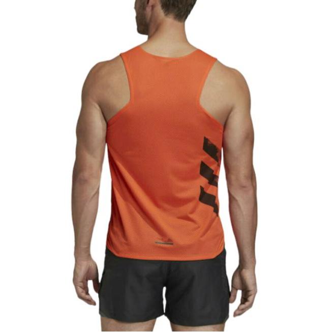 Adidas Letter Moisture Wicking Comfortable Vest Men Tops Orange FI4635