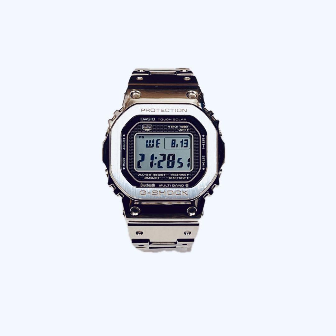 

[USED] Casio GMW-B5000D-1JF Silver Stainless Steel