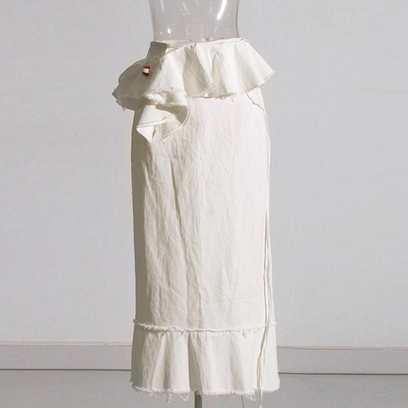 Versatile Ruffled Splicing Skirt - Summer 2025 Collection for Women