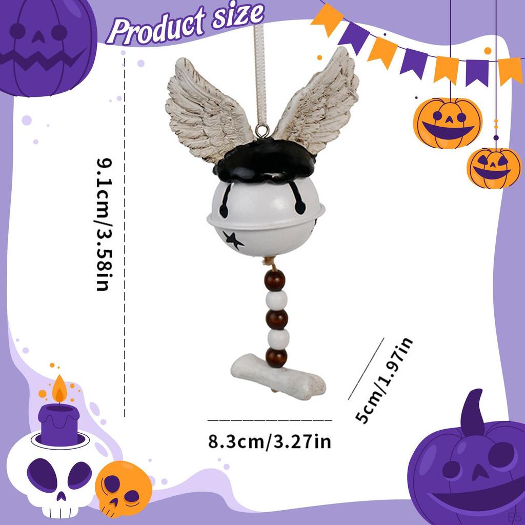Halloween Decoration Wind Bell Collectible Decorative Pendant Chime for Holiday Door Opening