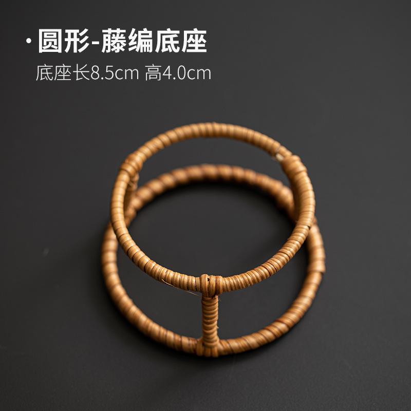 

Dehua Creative Bamboo Weaving Tea Leaks Tea Filters Kung Fu Tea Set Accessories Personalized Funnel Tea Filters
