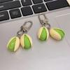 Adorable Pistachios Key Organizers Charming Pistachios Key Chain Pendant Accessory Stylish Key Rings for Bags Purses