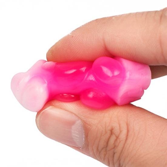 Mini Cat Paw Squeeze Toy Stress Relief Gradient Color Kitten Paw Sensory Toy Soft Stress Ball Animal Claw Pinch Fidget Toy