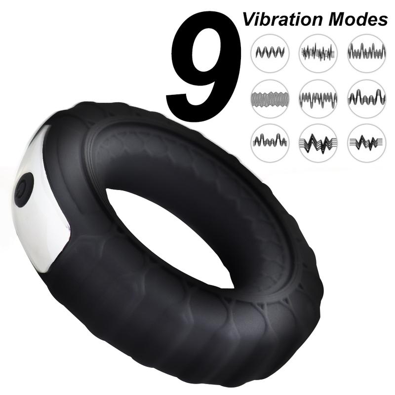 Wireless Remote Control Penis Ring Vibrator Stimulate Women Clitoris Massage Delay Ejaculation Cock Erection Vibrating Ring Shop