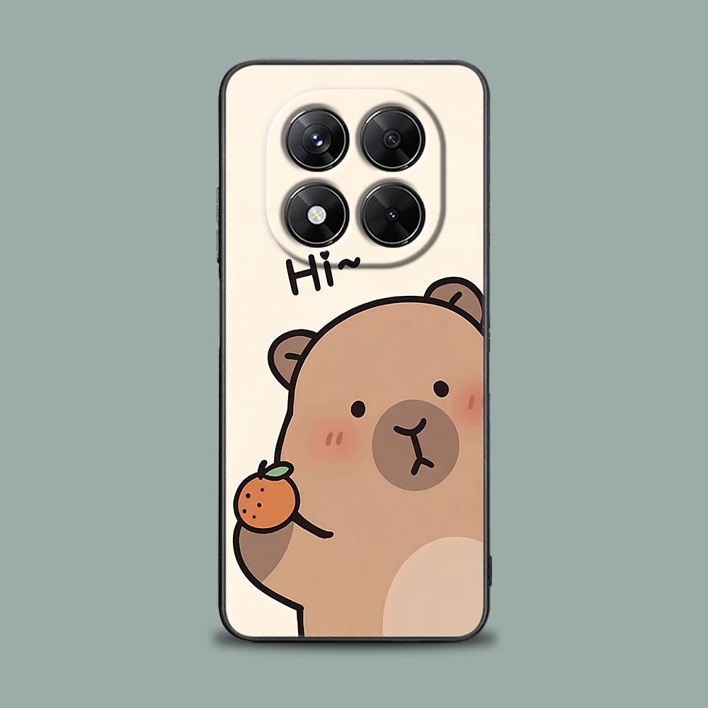 Phone Case for Xiaomi Redmi 15C 14C 12C 13C 4G Redmi Note 15 14 13 12 11 10 Pro Plus 5G 12S Silicone Soft Cover Capybara Cute