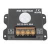 PIR Switch Motion Sensor LED Human Infrared Sensing Controller for Light Strip Outdoor DC12‑24V 30A
