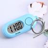 Oval Watch Electronic Watch Keyring Key Display Mini LED Digital Clock  Kids