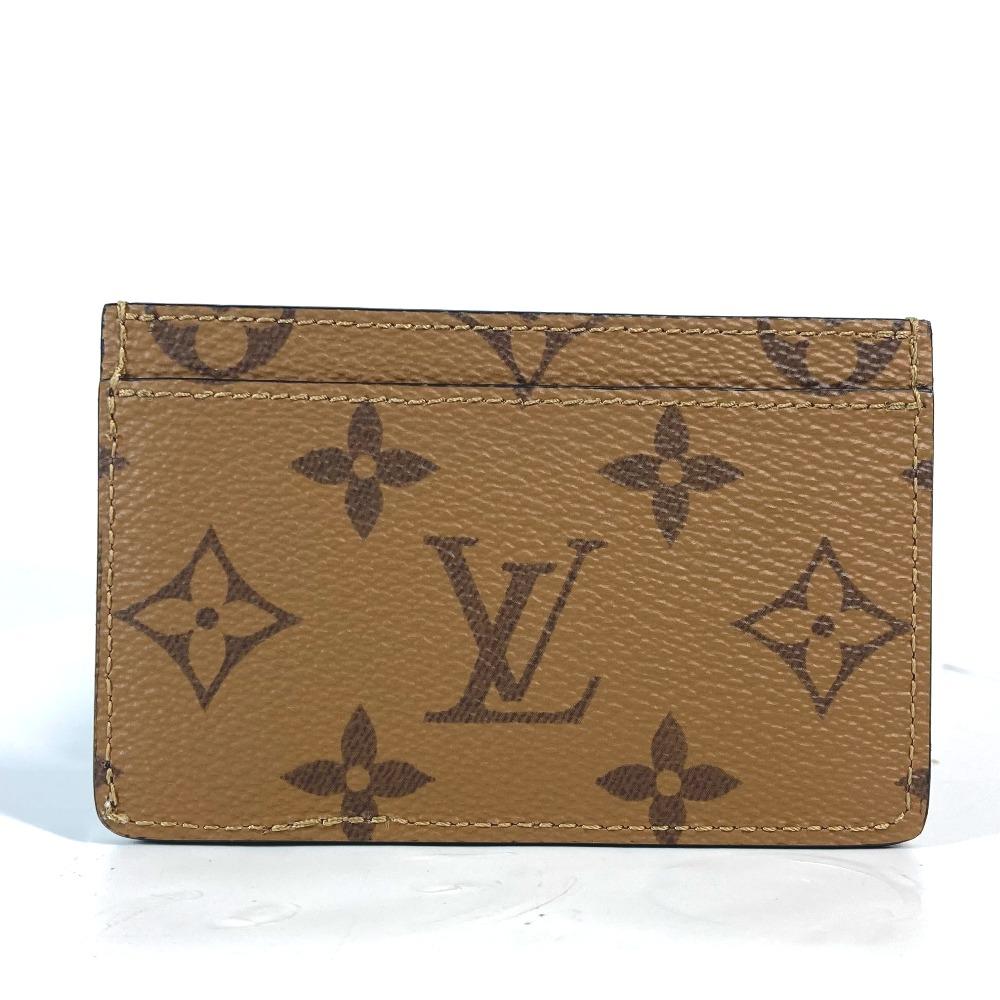 Louis Vuitton M83691 Monogram reverse Card Case Porte Cult-Simple Holder Unused