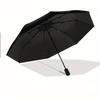 A Compact Folding Umbrella Featuring an Angry Cartoon Face. It'S a Convenient Outdoor Accessory Suitable for Any Season, Making It a Great G