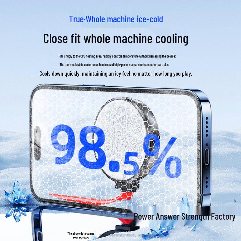 Высокомощный бесшумный магнитно-водяной радиатор для мобильного стриминга