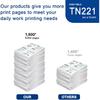 1 Pack TN221 Cyan Toner Cartridge High Yield Compatible TN221 Replacement for Brother HL-3140CW 3150CDN 3170CDW MFC-9130CW 9140CDN 9340CDW