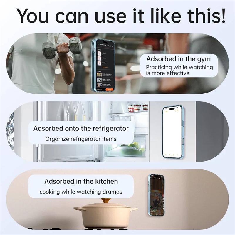 Luxus-Schutzhülle mit großem Objektiv für iPhone 16 15 14 Plus 13 12 11 Pro Max Magesafe Magnetfaltständer Saugnapf Stoßfeste Telefonabdeckung