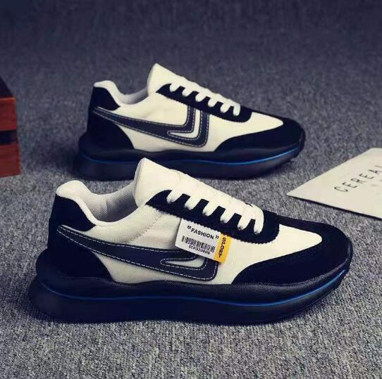 

Модные мужские повседневные туфли весна лесная обувь парусиновые дышащие туфли tide спортивная обувь мужской теннис обувь мужские H575 44 чёрный