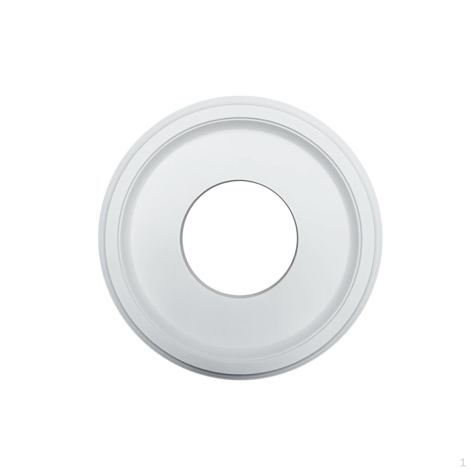 

Ceiling Rosette with PU Base for Chandeliers, Lights Living Rooms, Hotels, Restaurants White