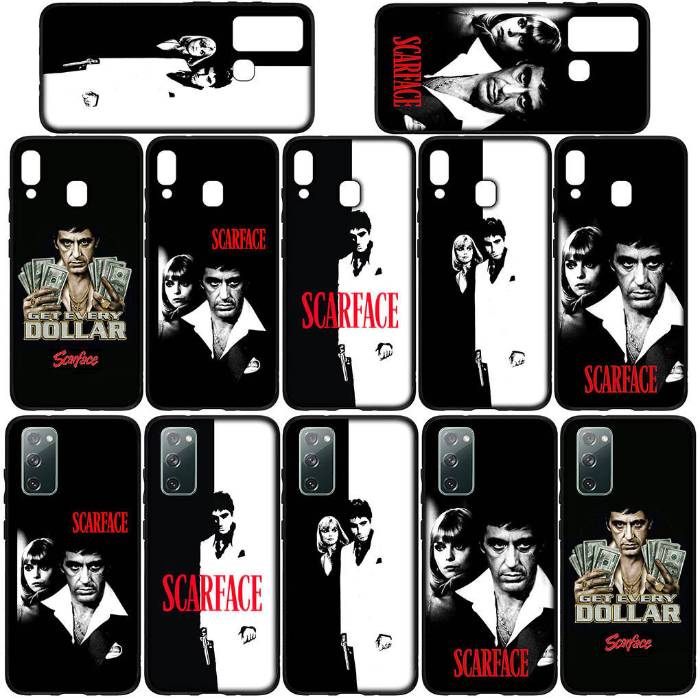 for Samsung Galaxy S25 S24 iPhone 17 16 15 Xiaomi Redmi Note 14 13 12 11 Plus Pro Max XR Phone Case Scarface Al Pacino Tony Montana OPPO Huawei Cover