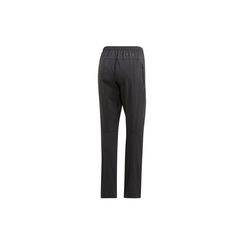 Adidas W Lt Flex Pants Outdoor Solid Color Casual Reflective Long Pants Women Pants Black DT4218