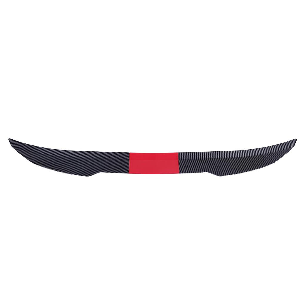 Car Rr Tail Spoiler 117-128cm ABS Strong Adhesion Car Rr Spoiler Wing for Maintenance