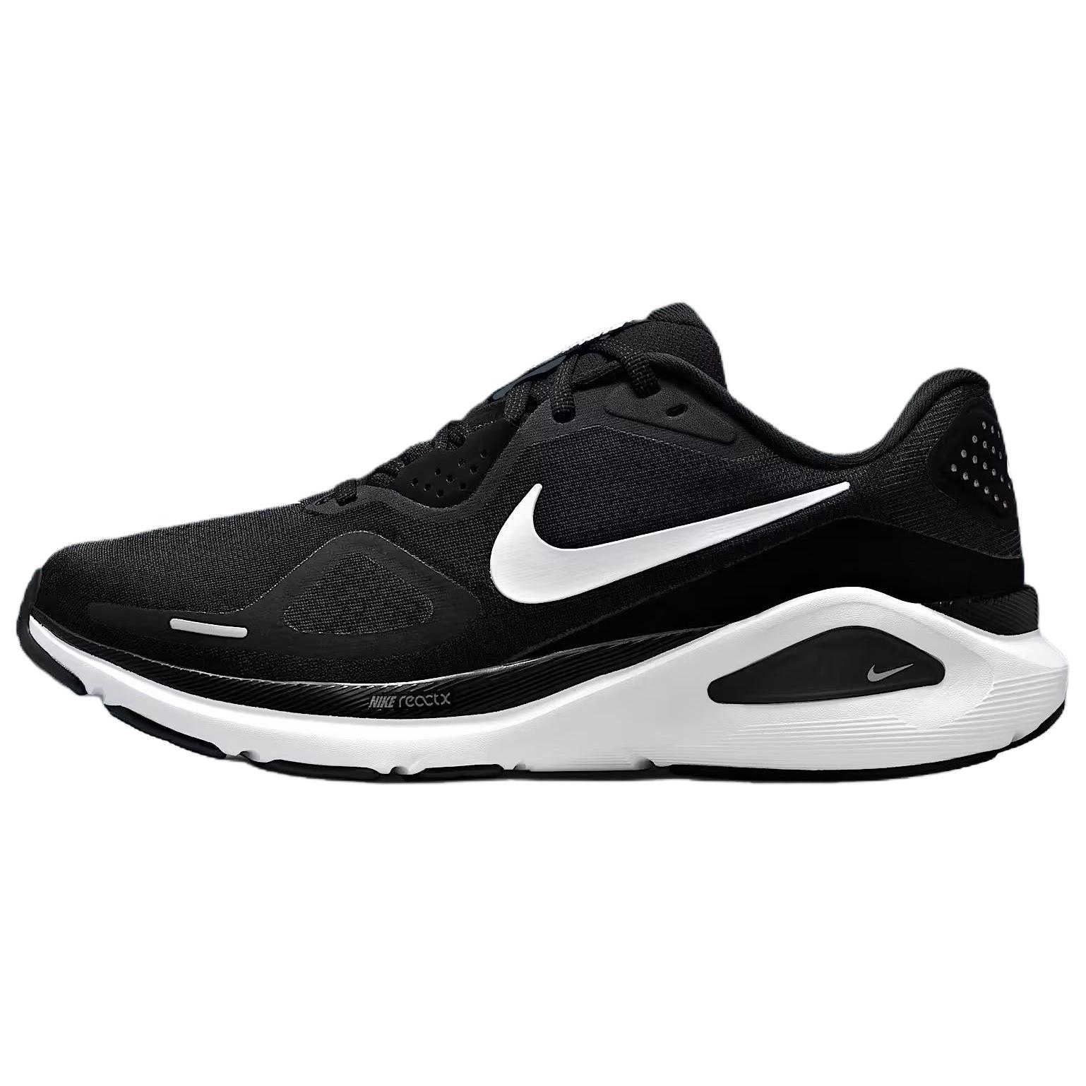 

Nike Structure 26 Black White Women Sneakers Wolf-Grey Metallic-Silver HJ1101-003 38