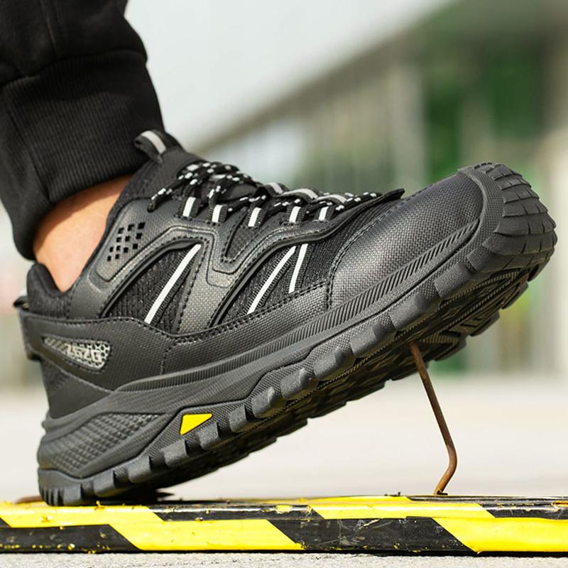 Safety Shoes Men Boots Steel toe shoes Work Sneakers Security Protection Shoes Puncture-Proof Protection Shoes Men