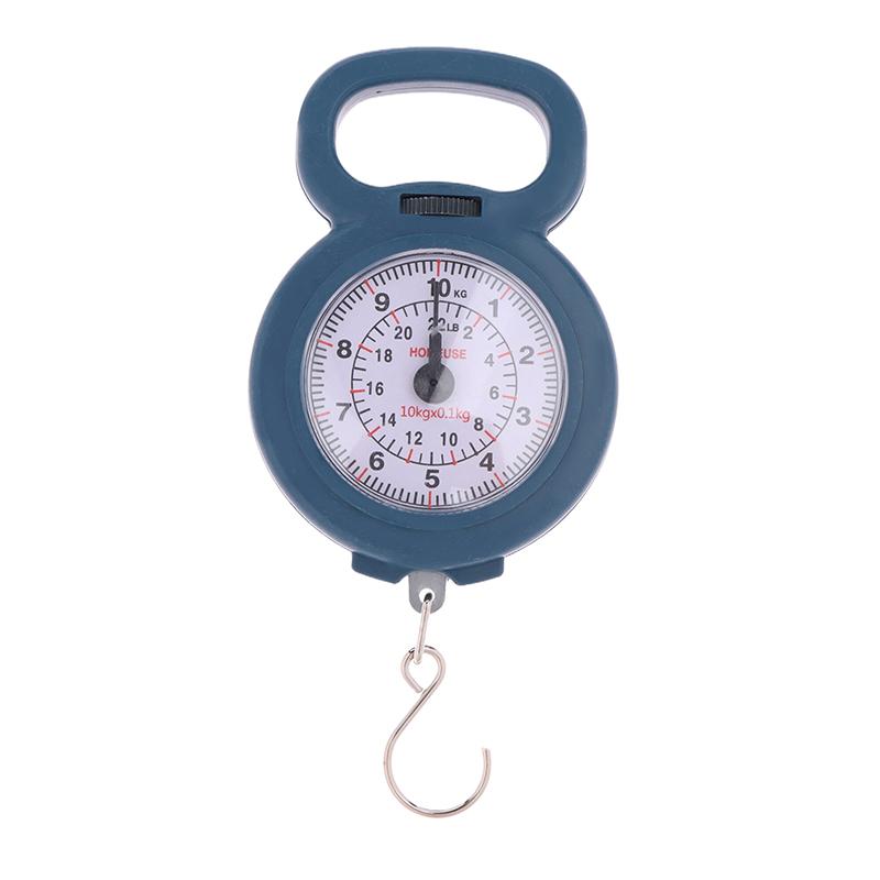 Mini Pointers Hook Spring Hanging Scale Portable Fishing Scale 10Kg Capacity Food Digital Scale Luggage Scale Weighing Scales