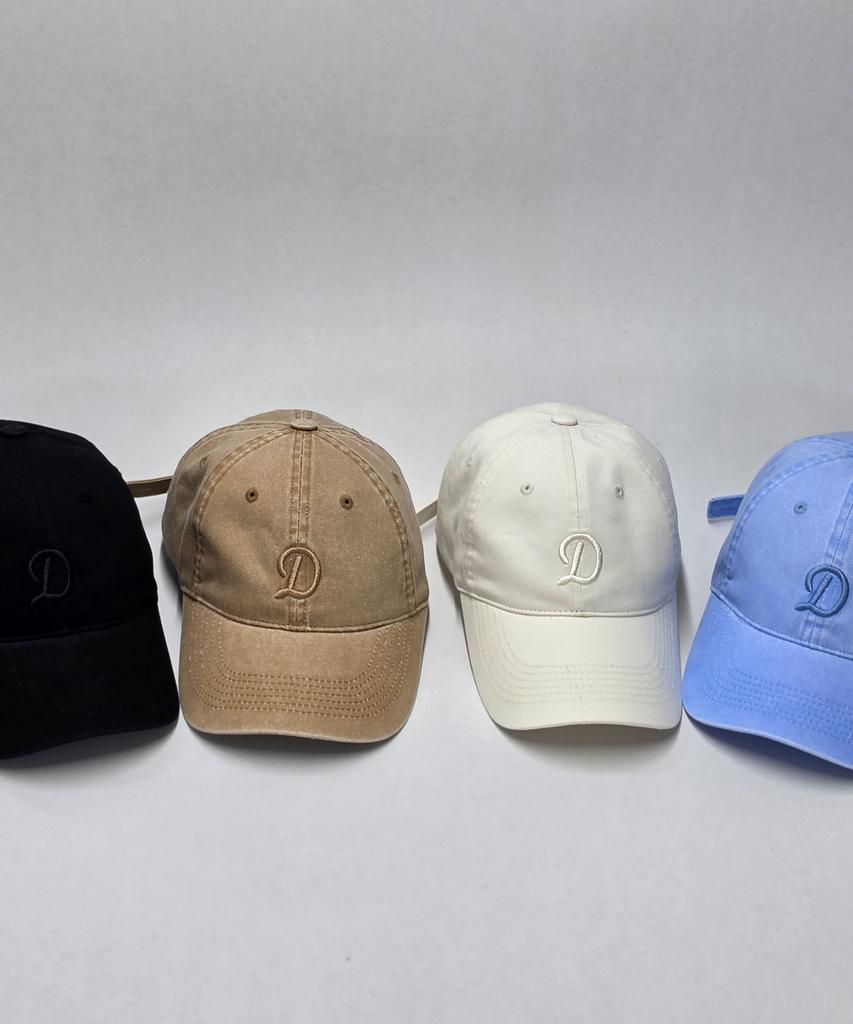 Deulinikkeu Light Wash D Ball Cap - Black