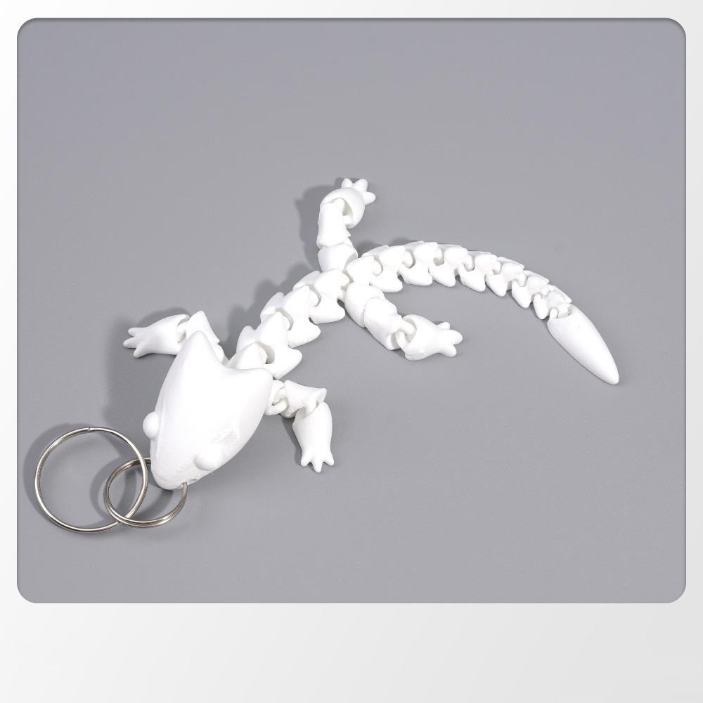 

Fidget Toy Chinese Dragon Keychain 3D Printed Articulated Dragon Lizard Toy Tabletop Decoration Style 17