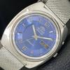 AUTOMATIC 46941 VINTAGE ORIENT JAPAN MENS BLUE COLOR DIAL WATCH A701882-5 R207-a701882